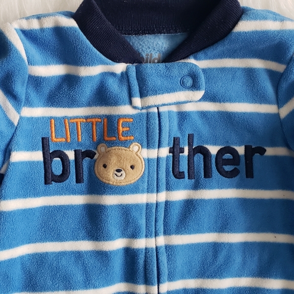 Fleece Little Brother Bodysuit - Picture 3 of 4